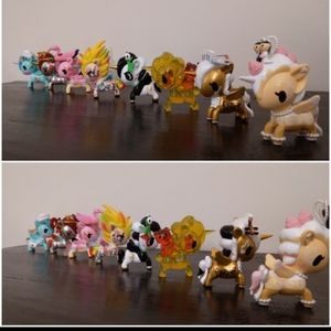 tokidoki, Unicorno Series X lot - full set of commons, no chaser - 8/8 unicornos